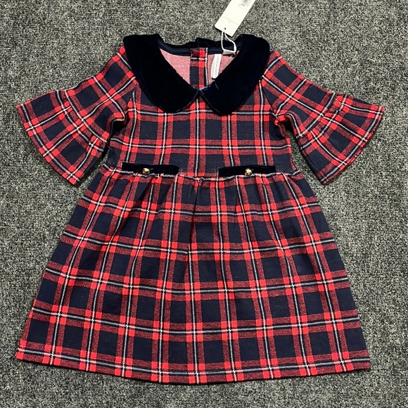 Janie and Jack Other - Janie & Jack tartan plaid dress NWT Sz 2t bundle to save